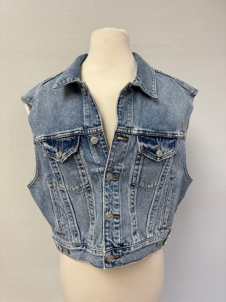 AGOLDE Blue Jean Vest