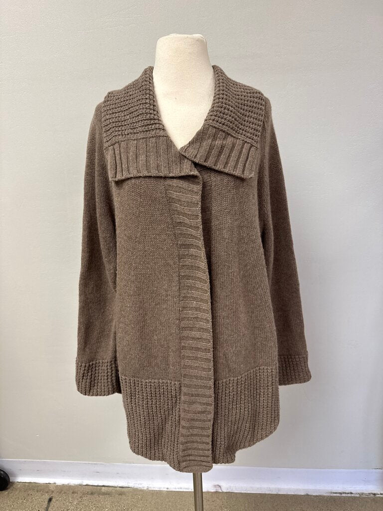 Max Mara Barley Wool Collar Cardigan Coat
