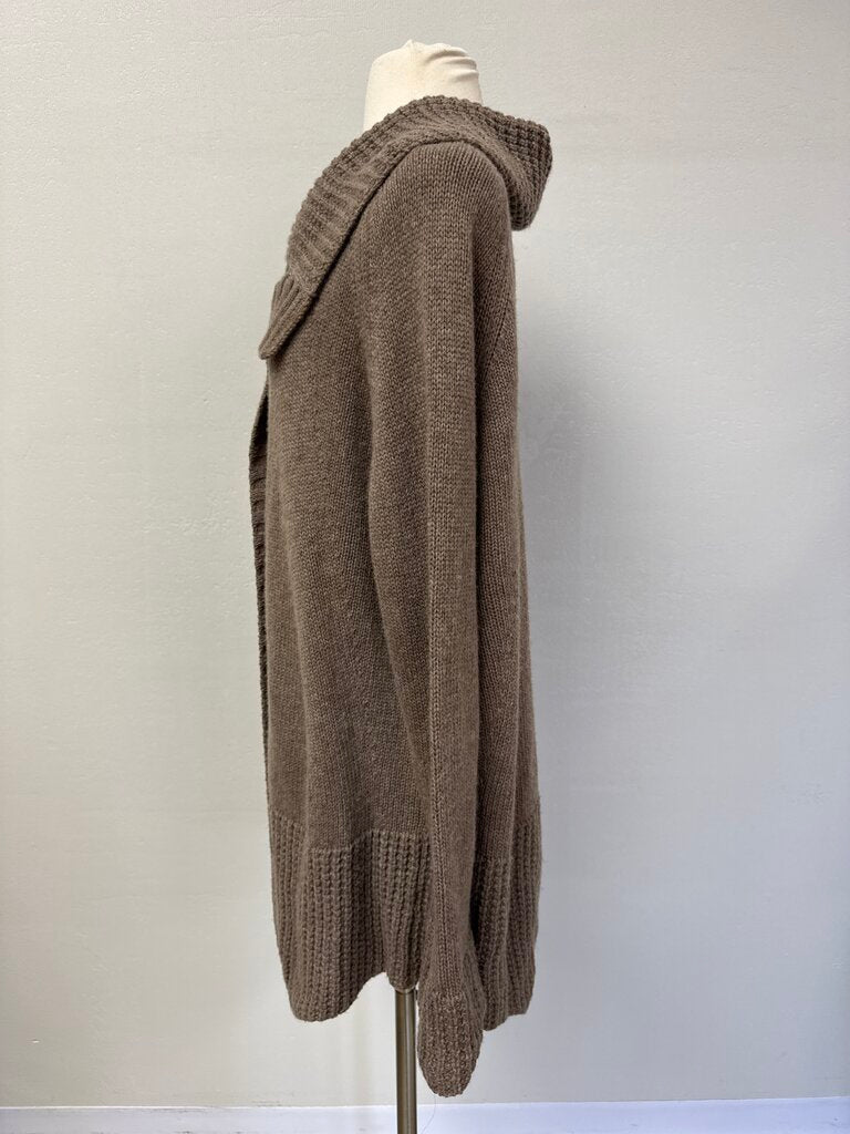 Max Mara Barley Wool Collar Cardigan Coat