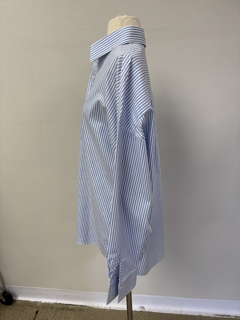 Favorite Daughter Blue Striped Button Up