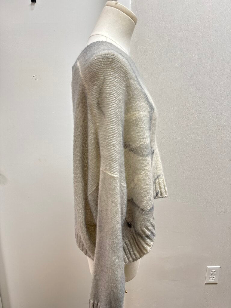 Avant Toi Grey V-Neck Cashmere Sweater