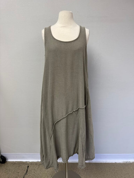 Ozai N Ku Khaki Knit Dress