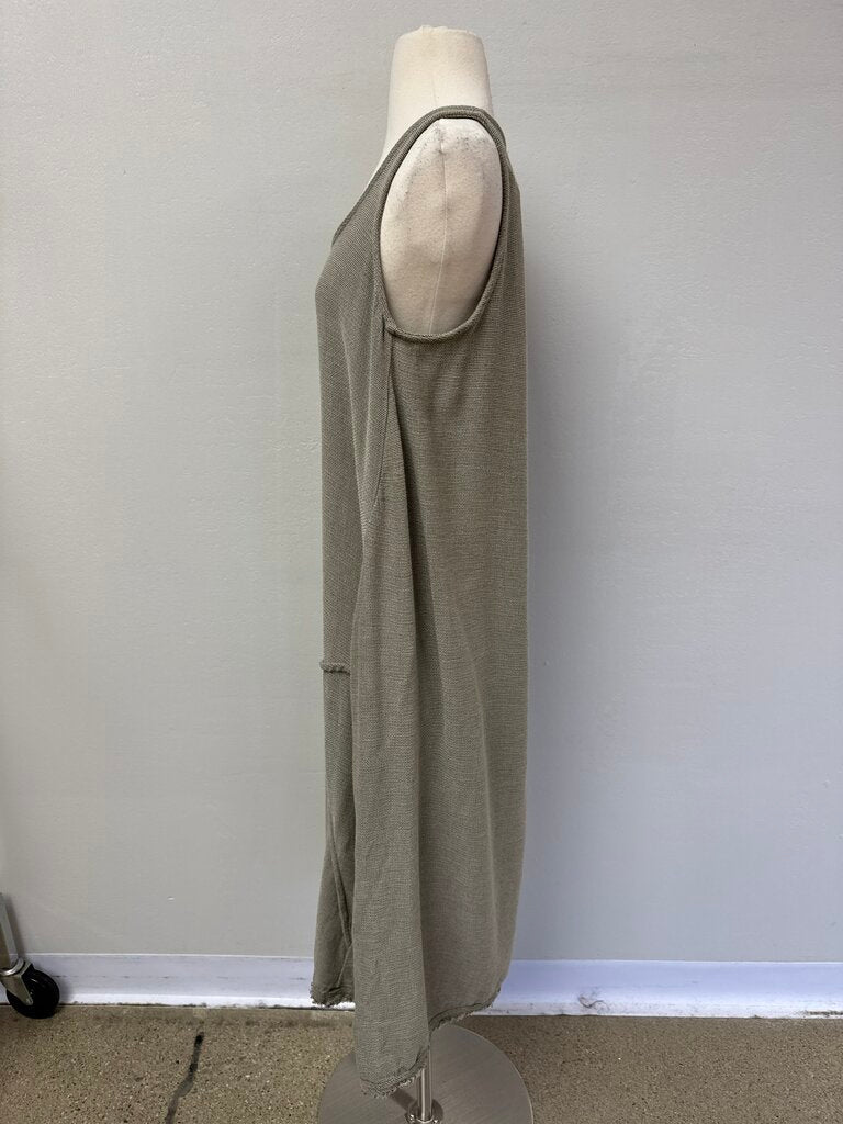 Ozai N Ku Khaki Knit Dress