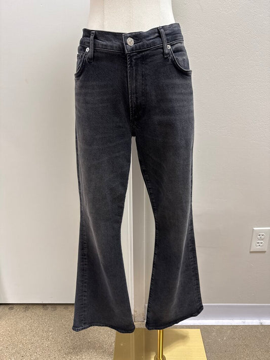 Citizens Of Humanity Black Wide Leg Jean