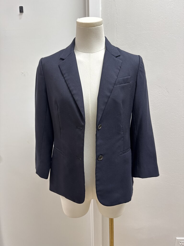 The Row Black Cropped Blazer