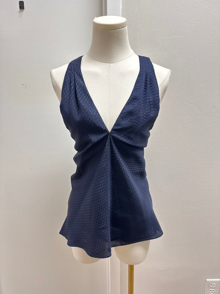 Veronica Beard Navy Diamond Print Tank NWT