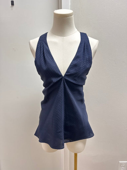 Veronica Beard Navy Diamond Print Tank NWT