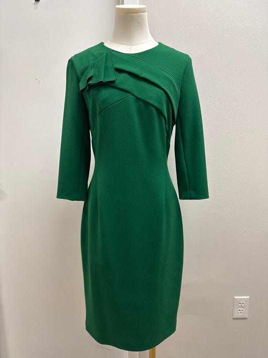 The Fold London Vibrant Green Dress