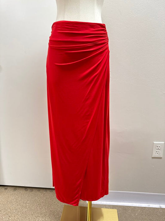 A.L.C. Red Jersey Skirt