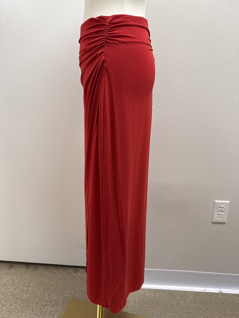 A.L.C. Red Jersey Skirt