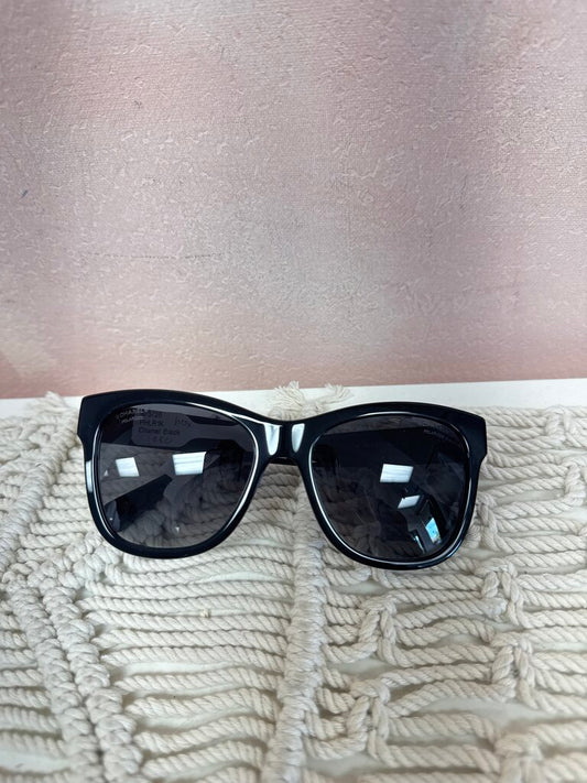 Chanel Black Square Frame Sunglasses w/Case and Box NWT
