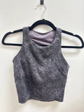 Lululemon Grey Marled Cropped Tank