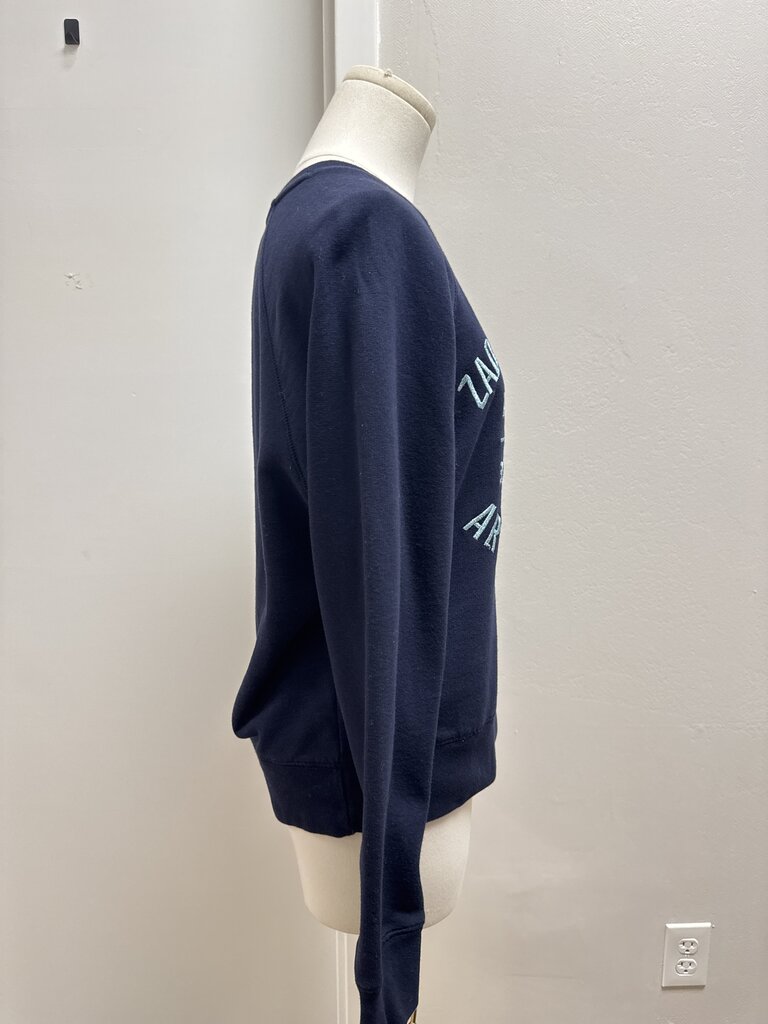 Zadig & Voltaire Navy Logo Sweatshirt