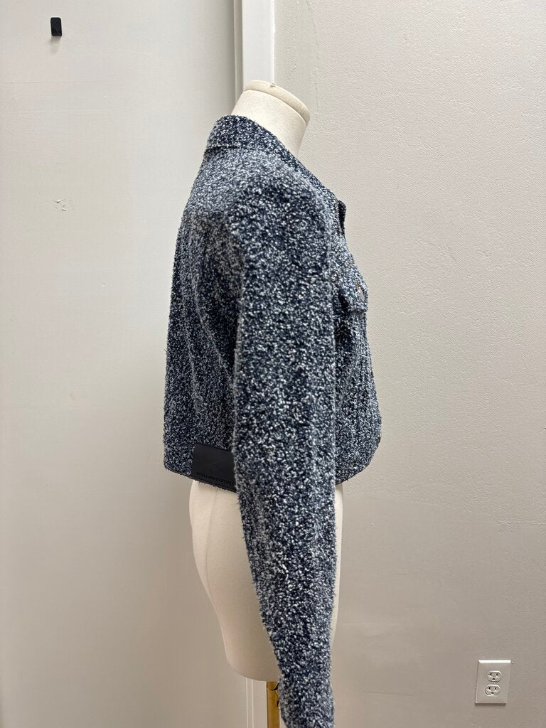 Stella McCartney Blue Boucle Denim Jacket NWT (In Stores)