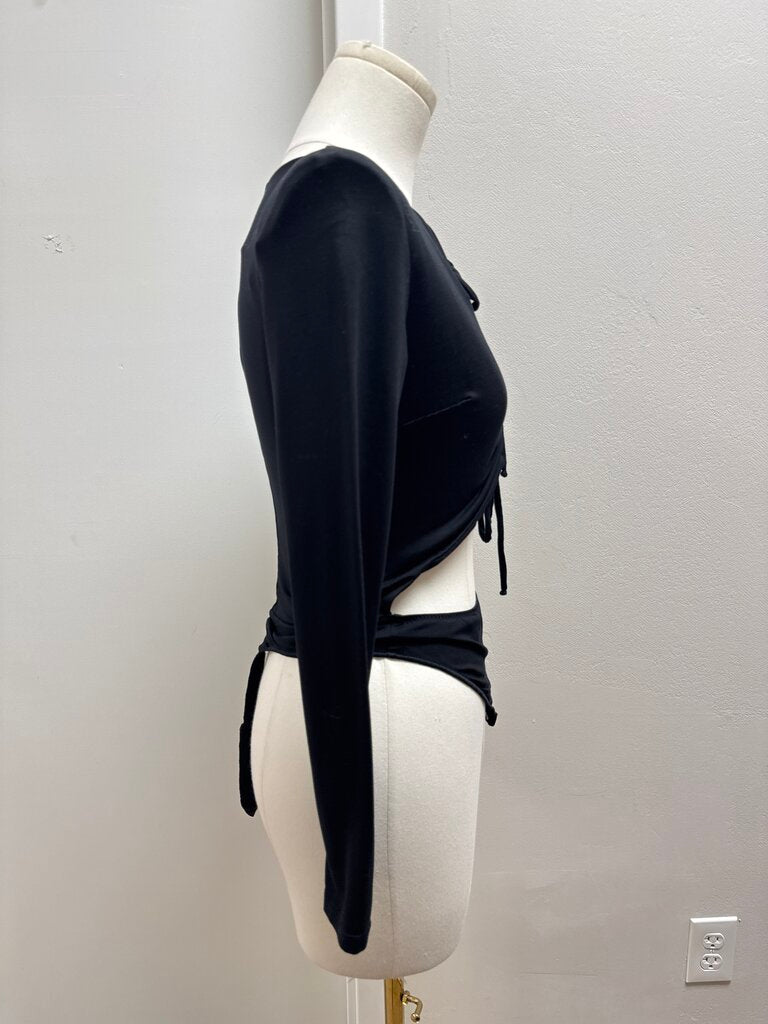 Undress Code Black Cut Out Bodysuit