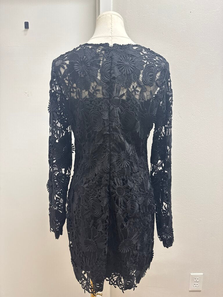 Milly Black Lace Cocktail Dress NWT