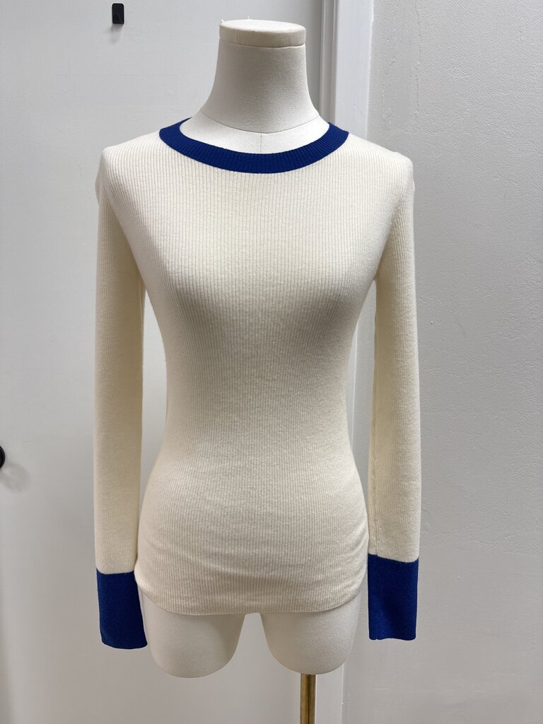 Akris Ecru Ribbed Sweater