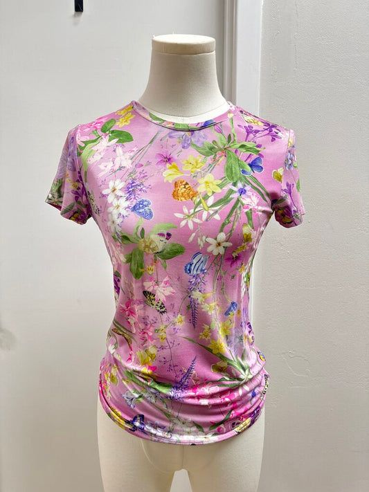 L'Agence Lilac Floral Tee