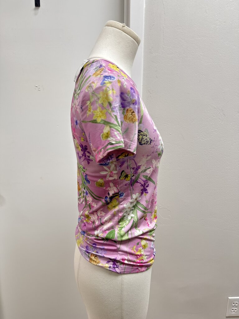 L'Agence Lilac Floral Tee