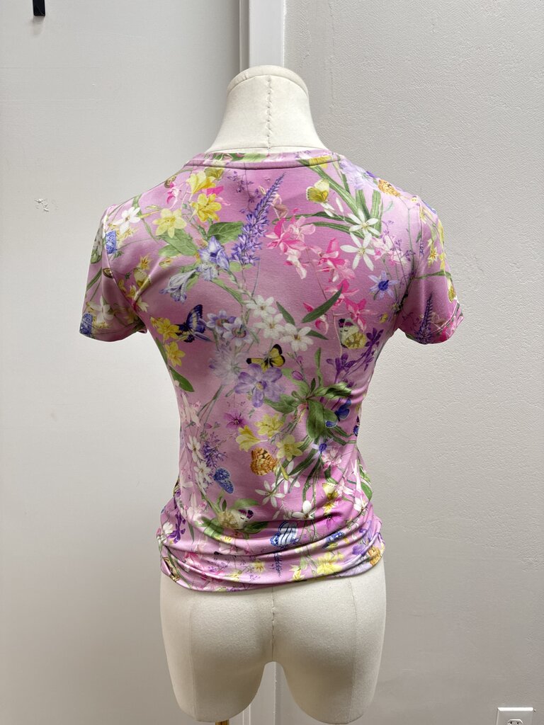 L'Agence Lilac Floral Tee