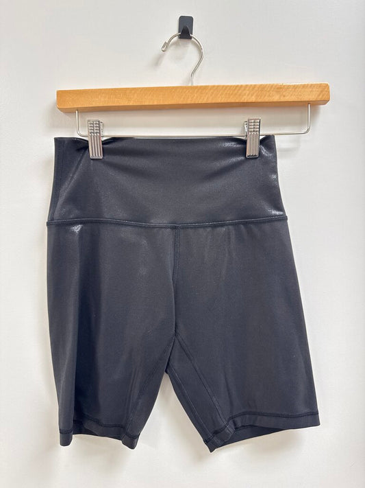 Lululemon Black Print Bike Short