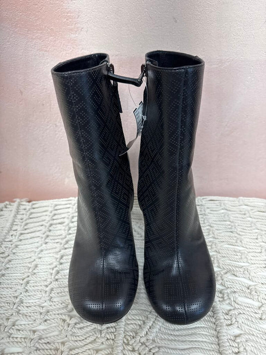 Givenchy G Cube Monogram Perforated Leather Boot w/Box