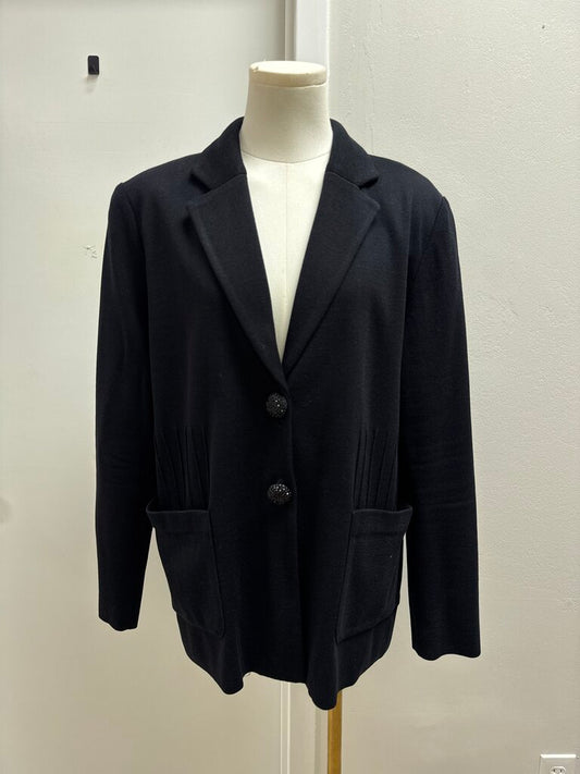 Misook Black Knit Blazer