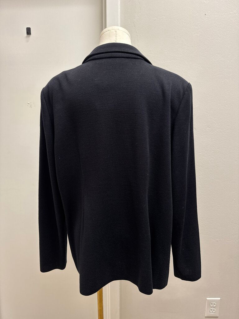 Misook Black Knit Blazer