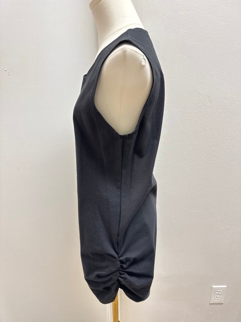 Planet Black Shirred Tunic