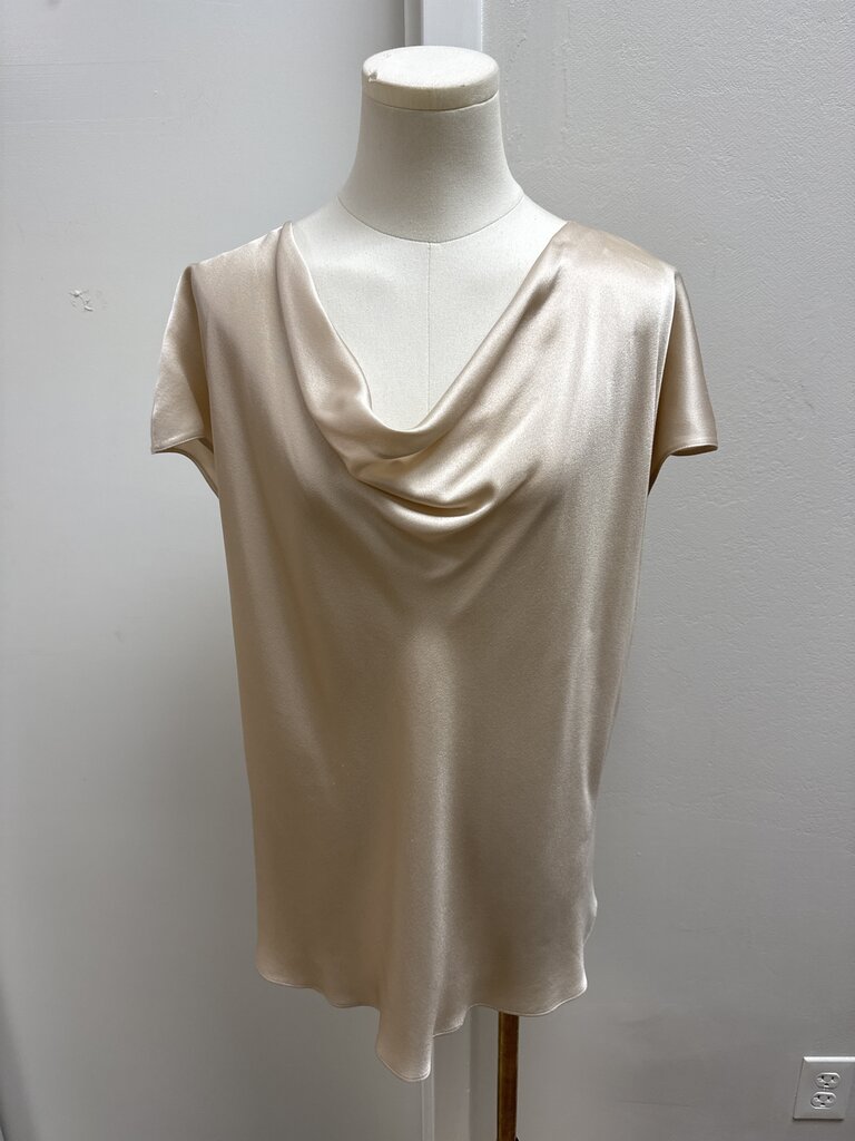Vince Champagne Cowl Neck Top
