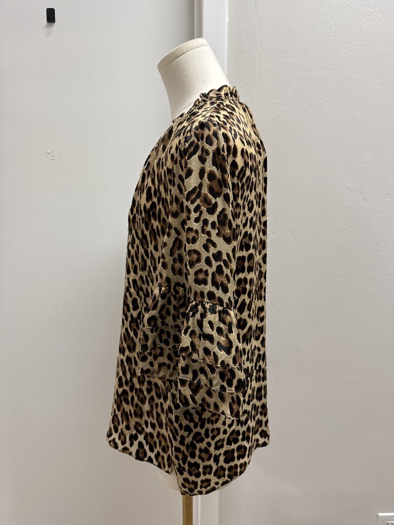 Alice + Olivia Animal Print Blouse