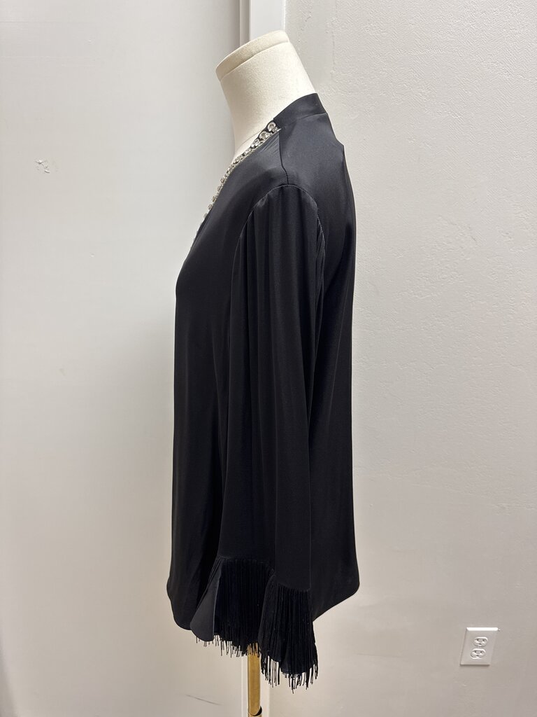 Kobi Halperin Black Beaded Top