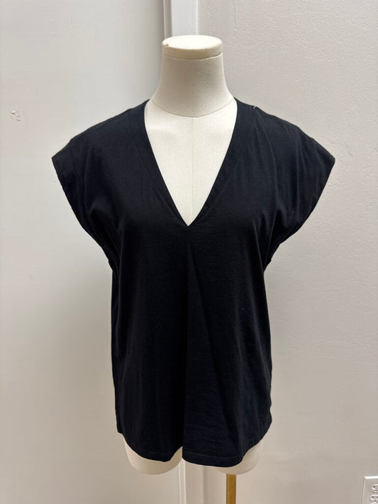 Frame Black Muscle Top