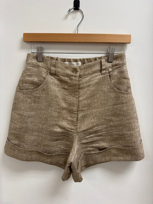 Brochu Walker Gold Cuffed Shorts