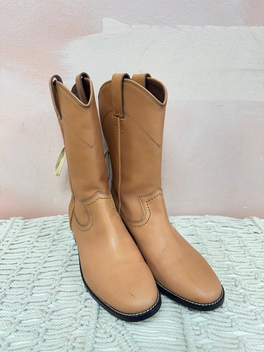 See by Chloe Tan Western Boots