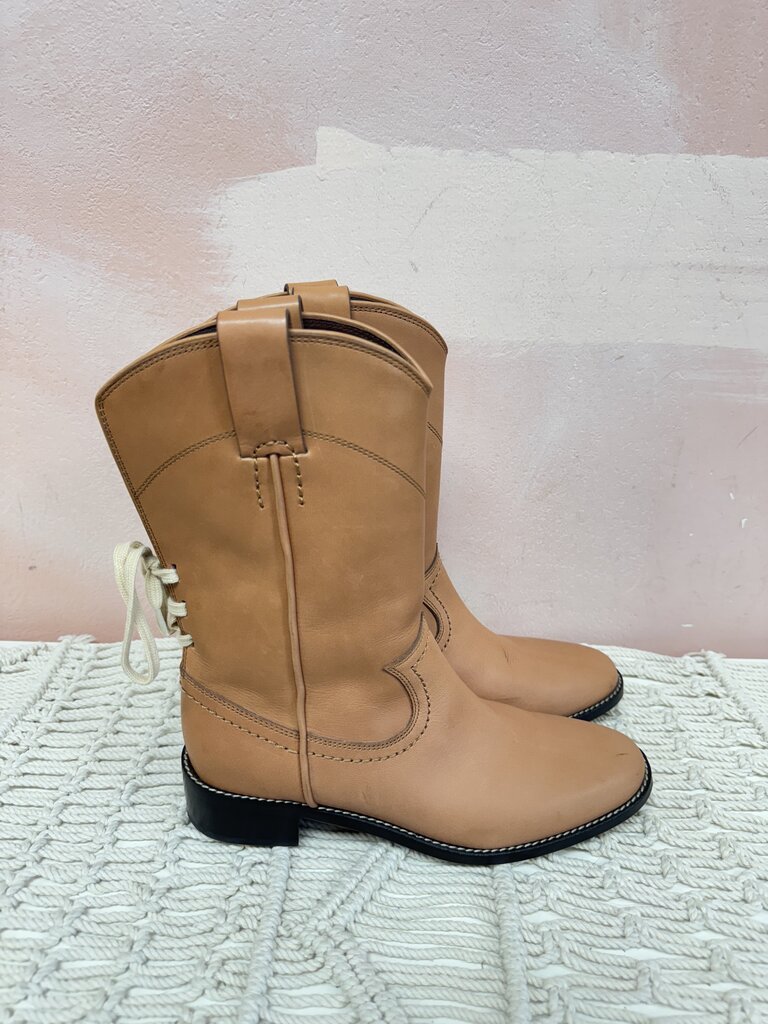 See by Chloe Tan Western Boots