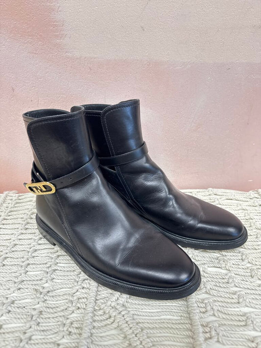 Fendi Black Ankle Boot