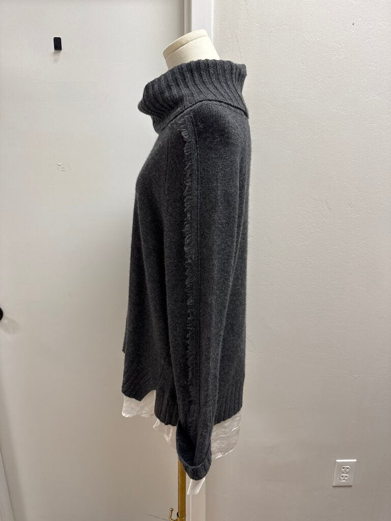 Brochu Walker Grey Cowl Neck Sweater