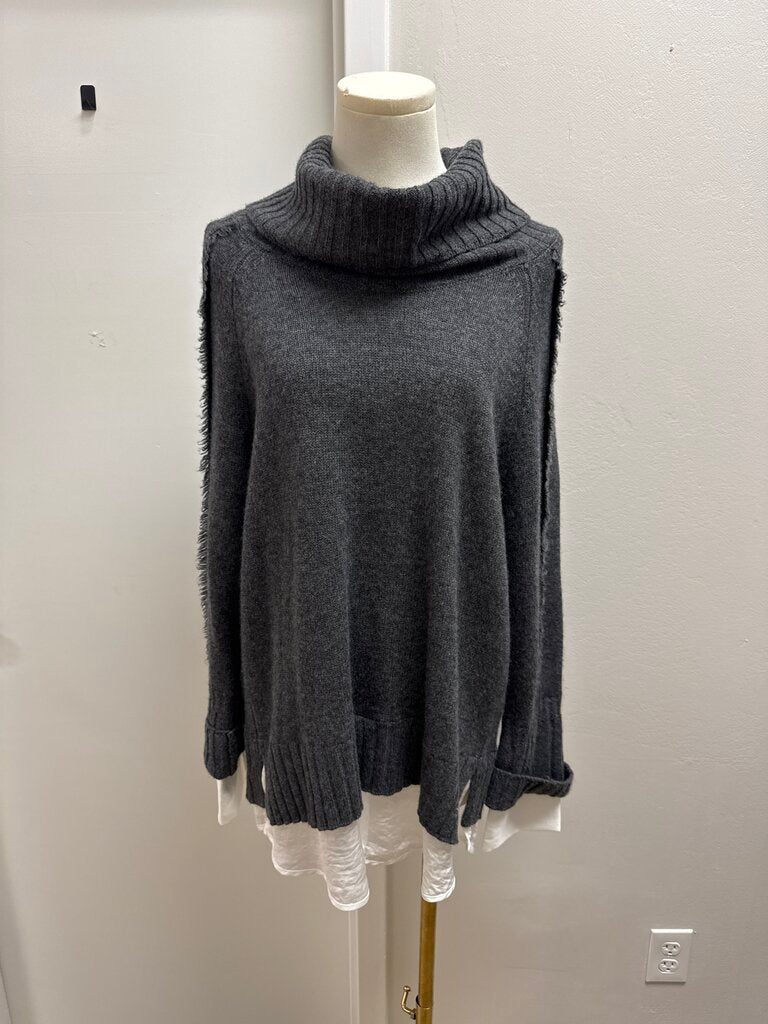 Brochu Walker Grey Cowl Neck Sweater