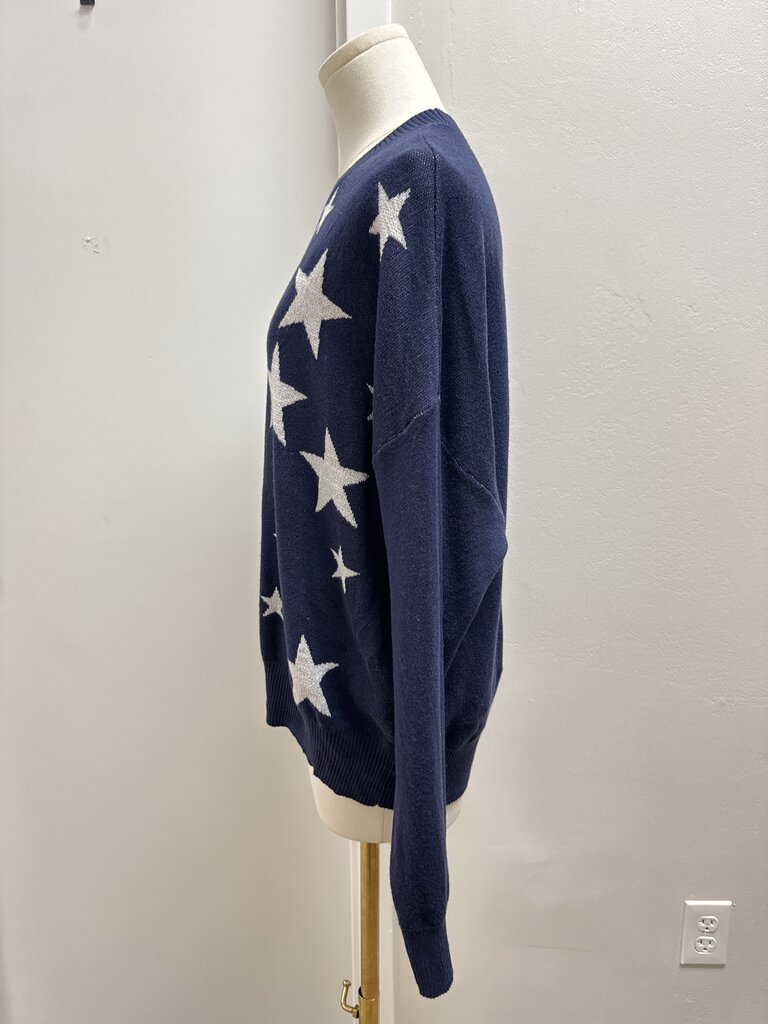Spiritual Gangster Navy Stars Sweater