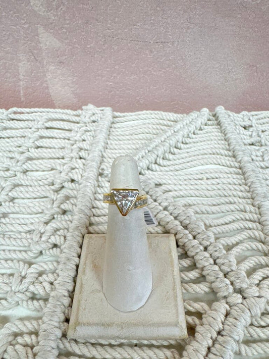 14k Triangle Cocktail Ring