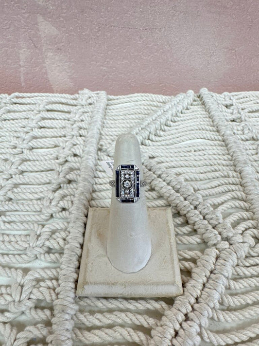 Sterling Antique Art Deco Ring