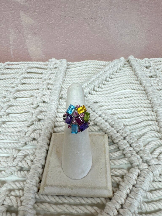 Sterling Modern Semi Precious Ring