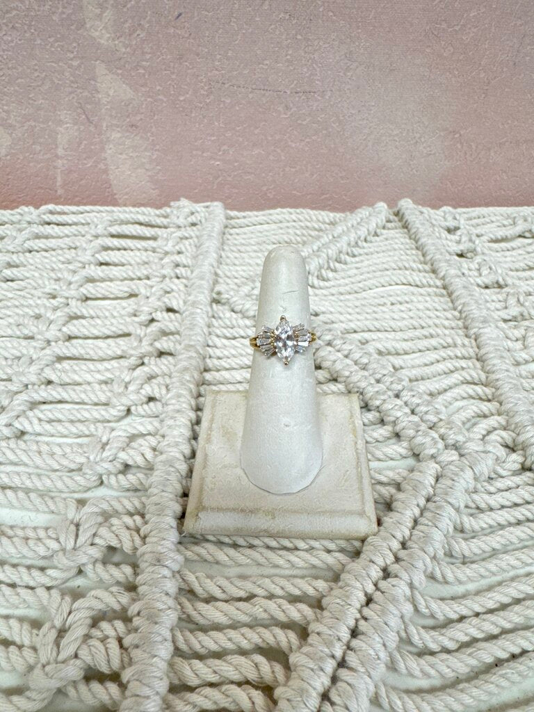 14k and CZ Ring