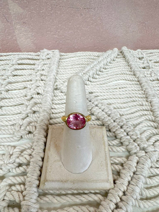 Costume Pink Stone Ring