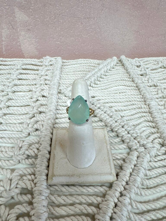 Aqua Stone Cocktail Ring