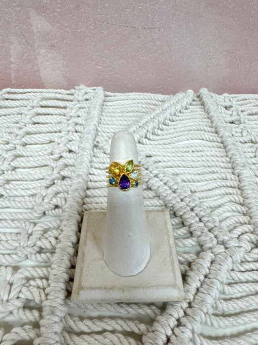 Ross Simons Multi Color Gemstone Ring