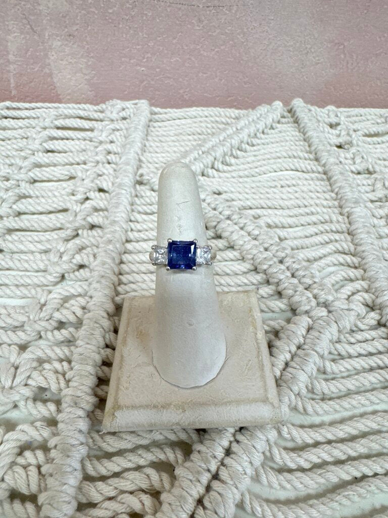 14k Blue Stone Ring