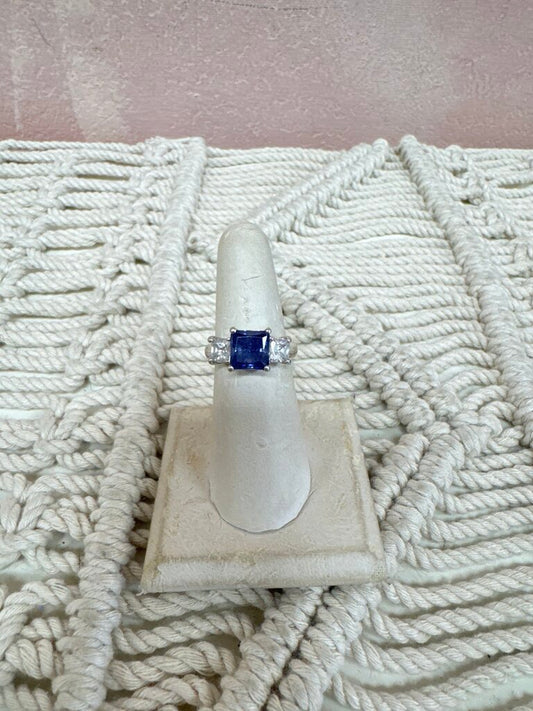 14k Blue Stone Ring