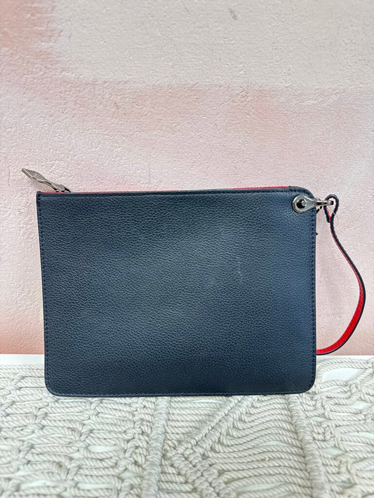 Louboutin Black Leather Pochette
